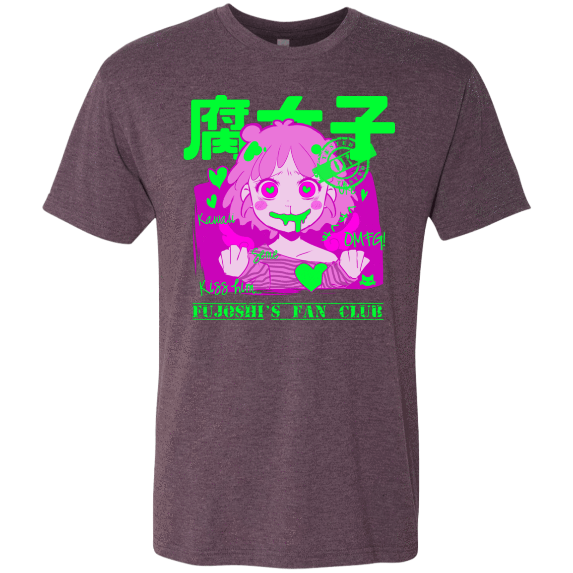 T-Shirts Vintage Purple / Small Fujoshi Men's Triblend T-Shirt