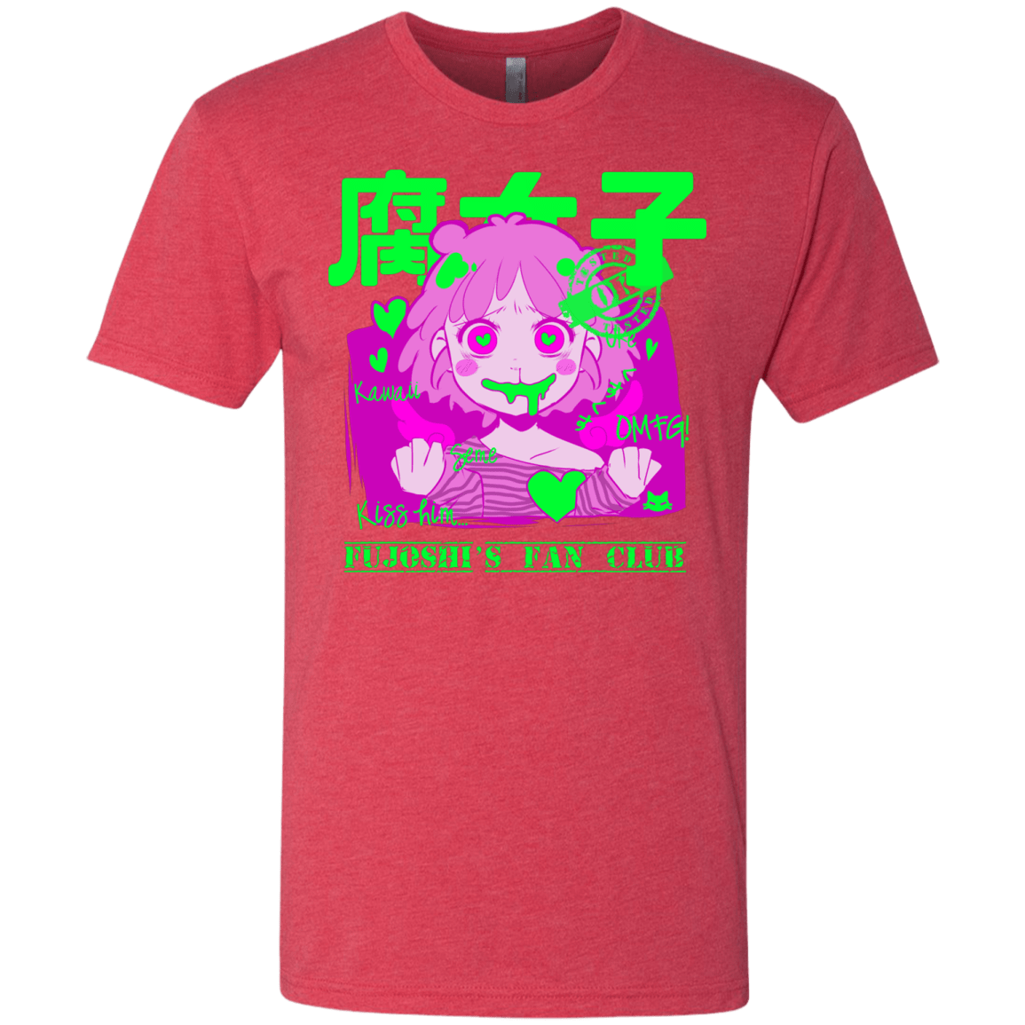 T-Shirts Vintage Red / Small Fujoshi Men's Triblend T-Shirt