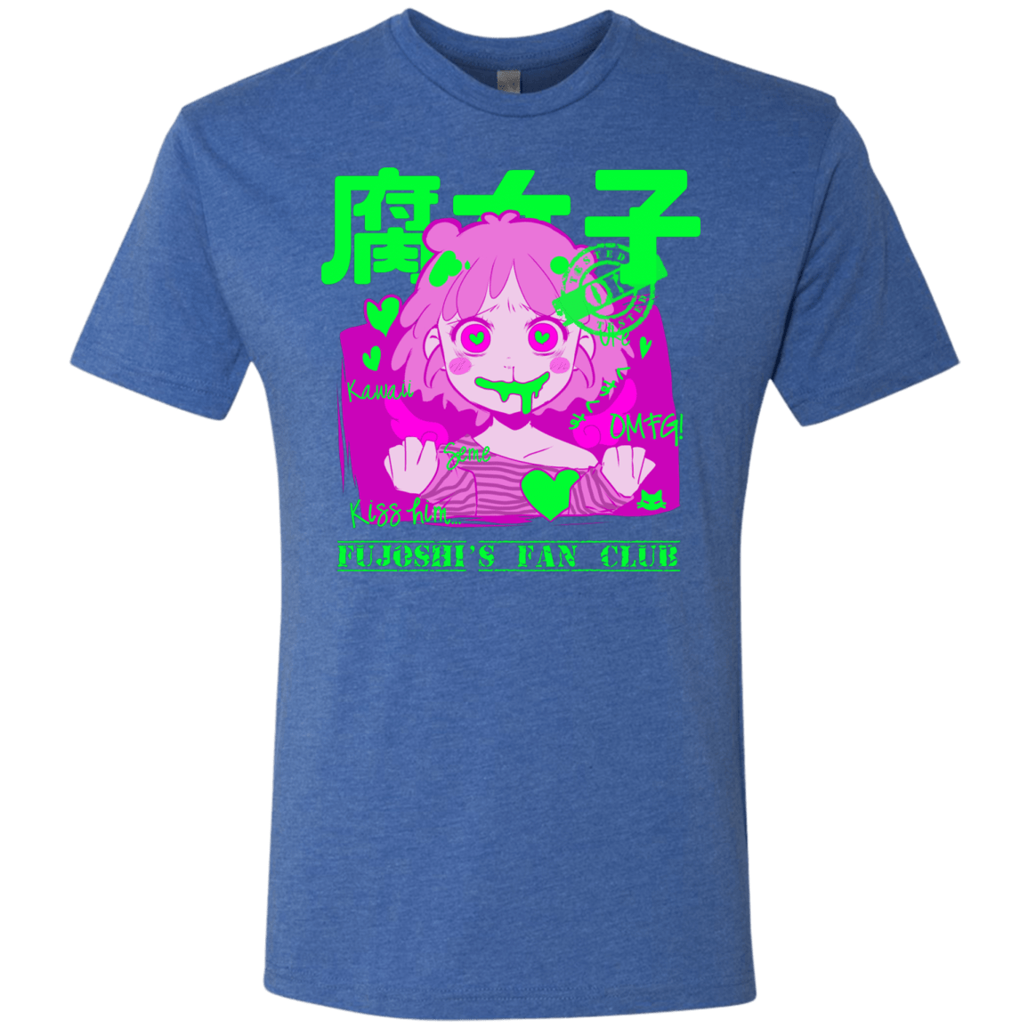 T-Shirts Vintage Royal / Small Fujoshi Men's Triblend T-Shirt