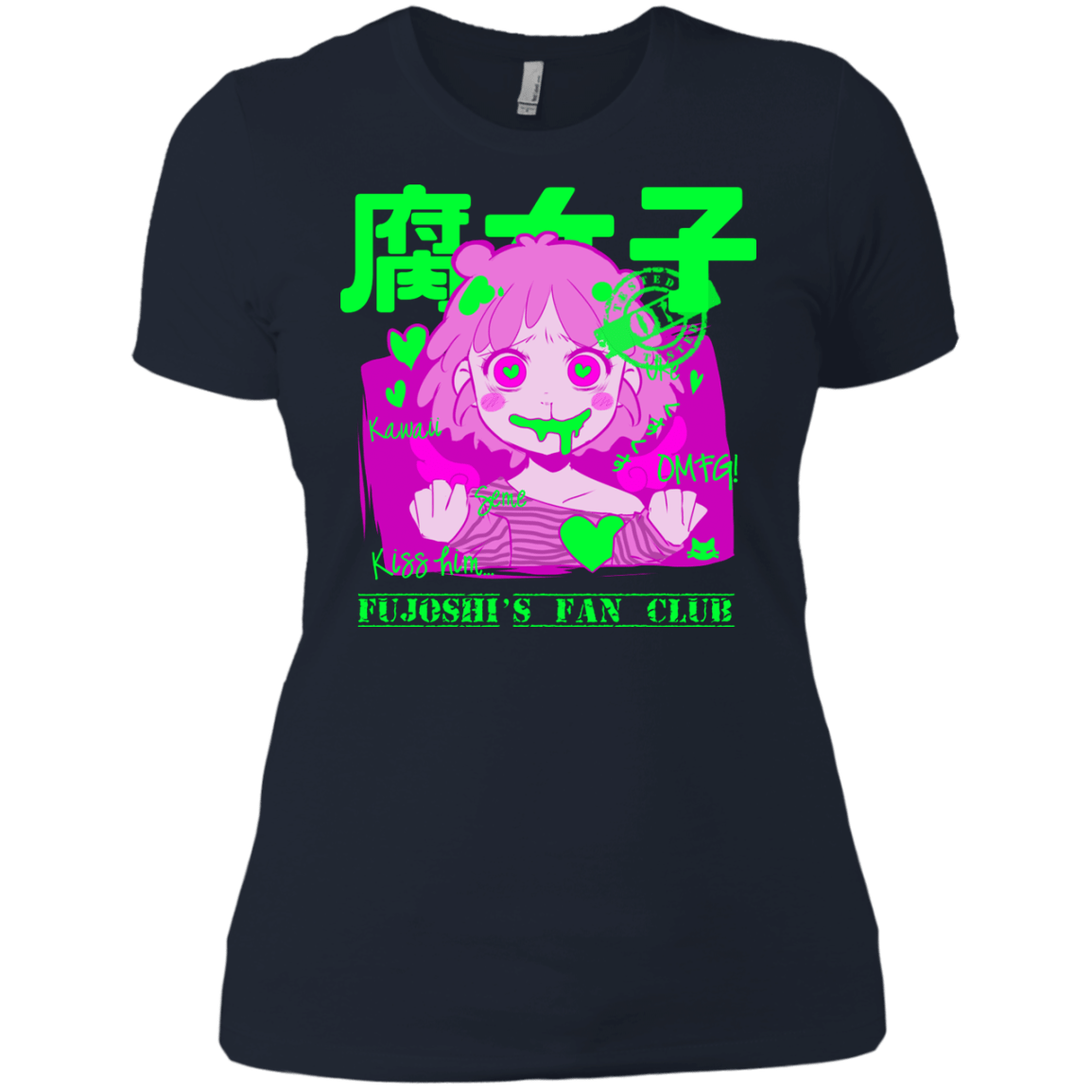 T-Shirts Midnight Navy / X-Small Fujoshi Women's Premium T-Shirt
