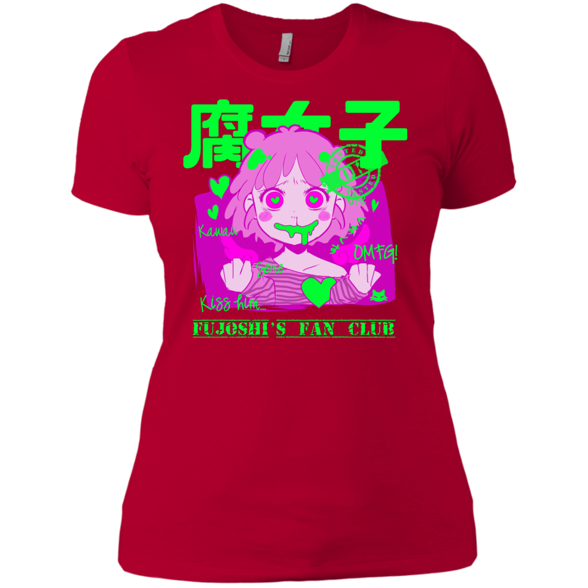 T-Shirts Red / X-Small Fujoshi Women's Premium T-Shirt