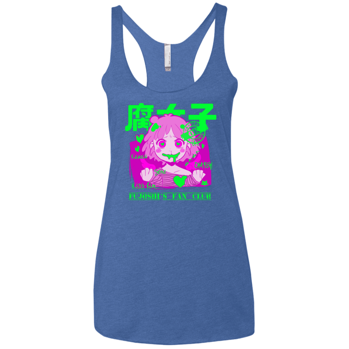 T-Shirts Vintage Royal / X-Small Fujoshi Women's Triblend Racerback Tank