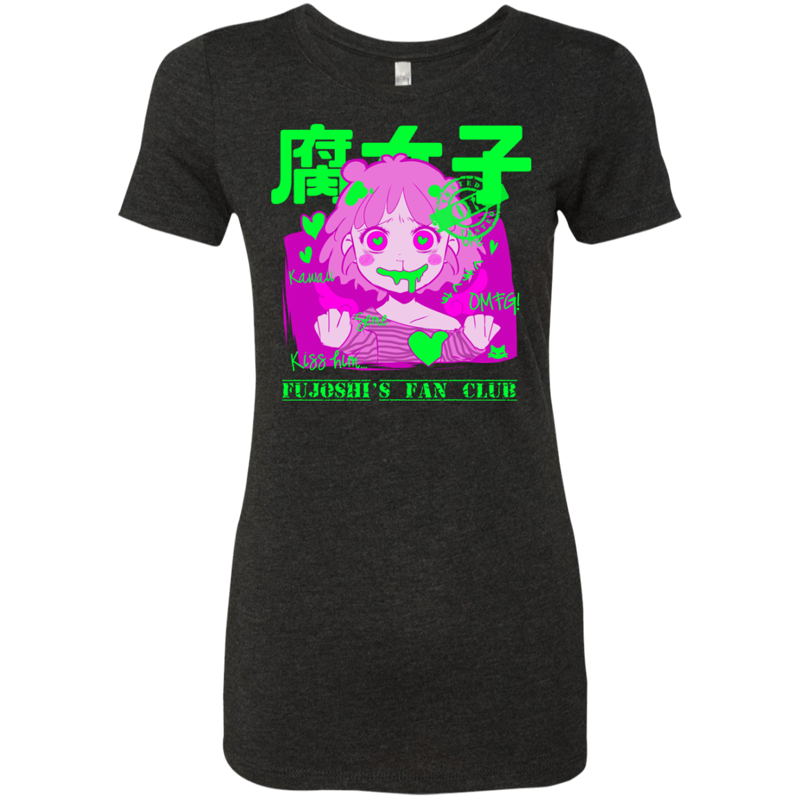 T-Shirts Vintage Black / Small Fujoshi Women's Triblend T-Shirt