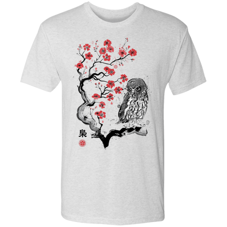 T-Shirts Heather White / S Fukur? sumi-e Men's Triblend T-Shirt