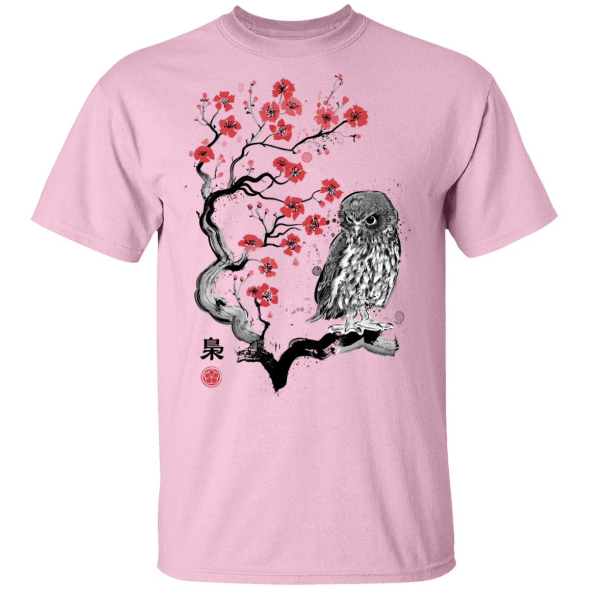 T-Shirts Light Pink / S Fukur sumi-e T-Shirt