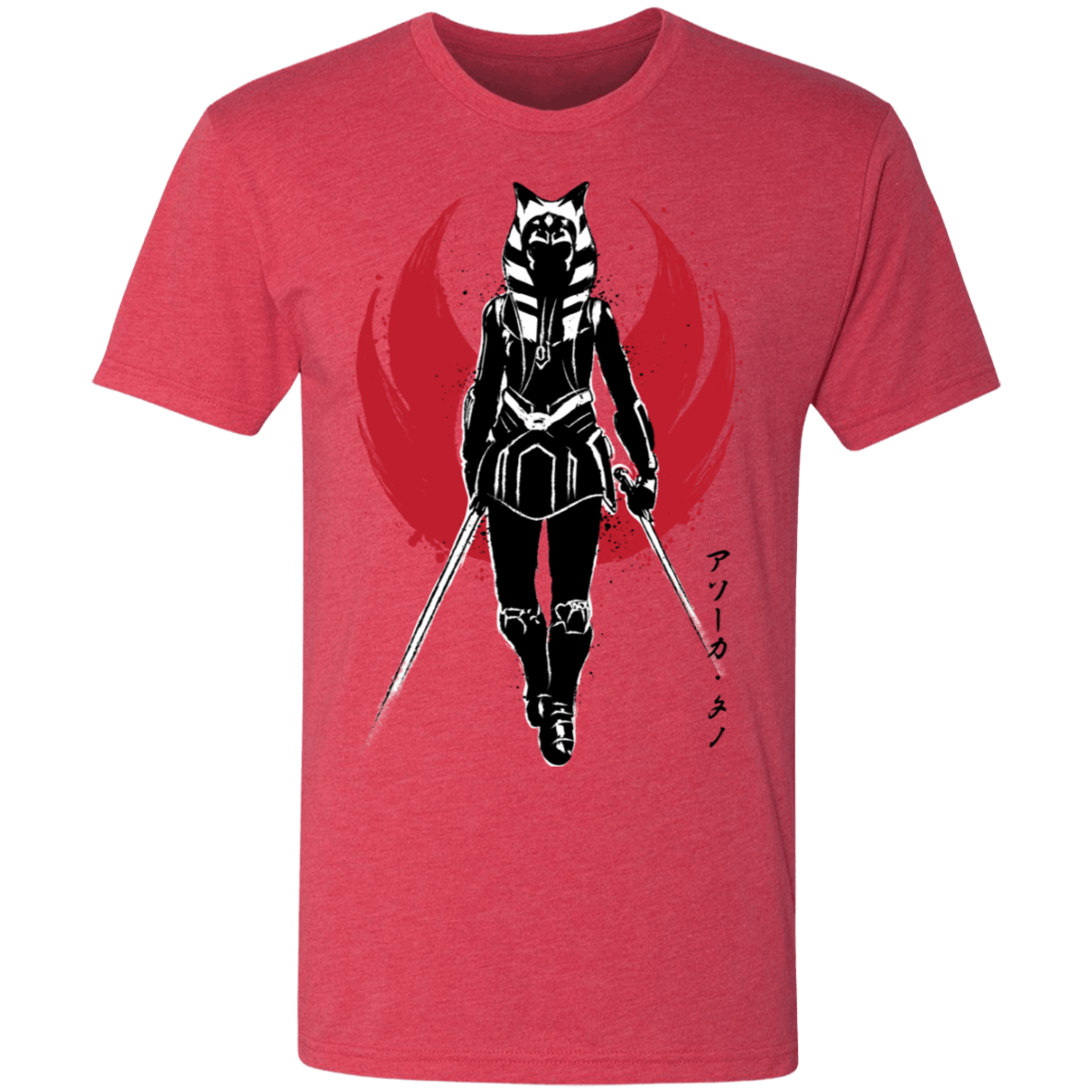 T-Shirts Vintage Red / S Fulcrum Sumi-E Men's Triblend T-Shirt