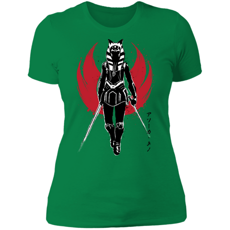 T-Shirts Kelly Green / S Fulcrum Sumi-E Women's Premium T-Shirt