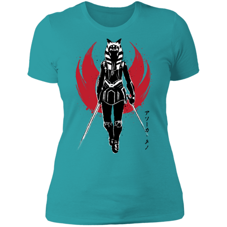 T-Shirts Tahiti Blue / S Fulcrum Sumi-E Women's Premium T-Shirt