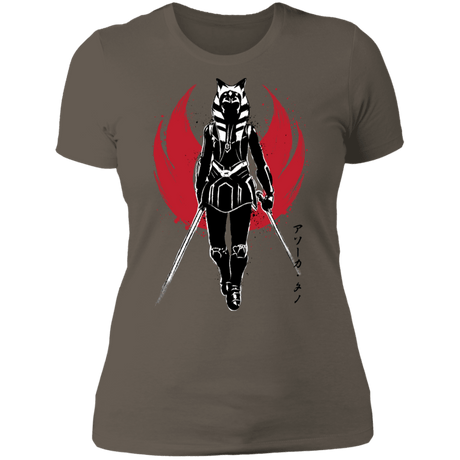 T-Shirts Warm Grey / S Fulcrum Sumi-E Women's Premium T-Shirt