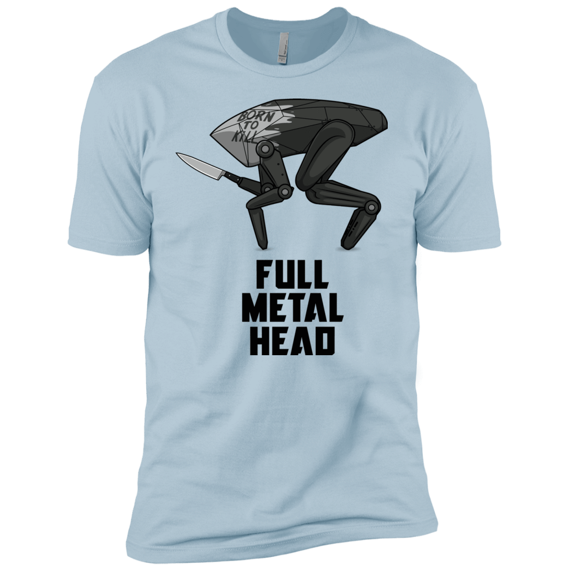 T-Shirts Light Blue / YXS Full Metal Head Boys Premium T-Shirt