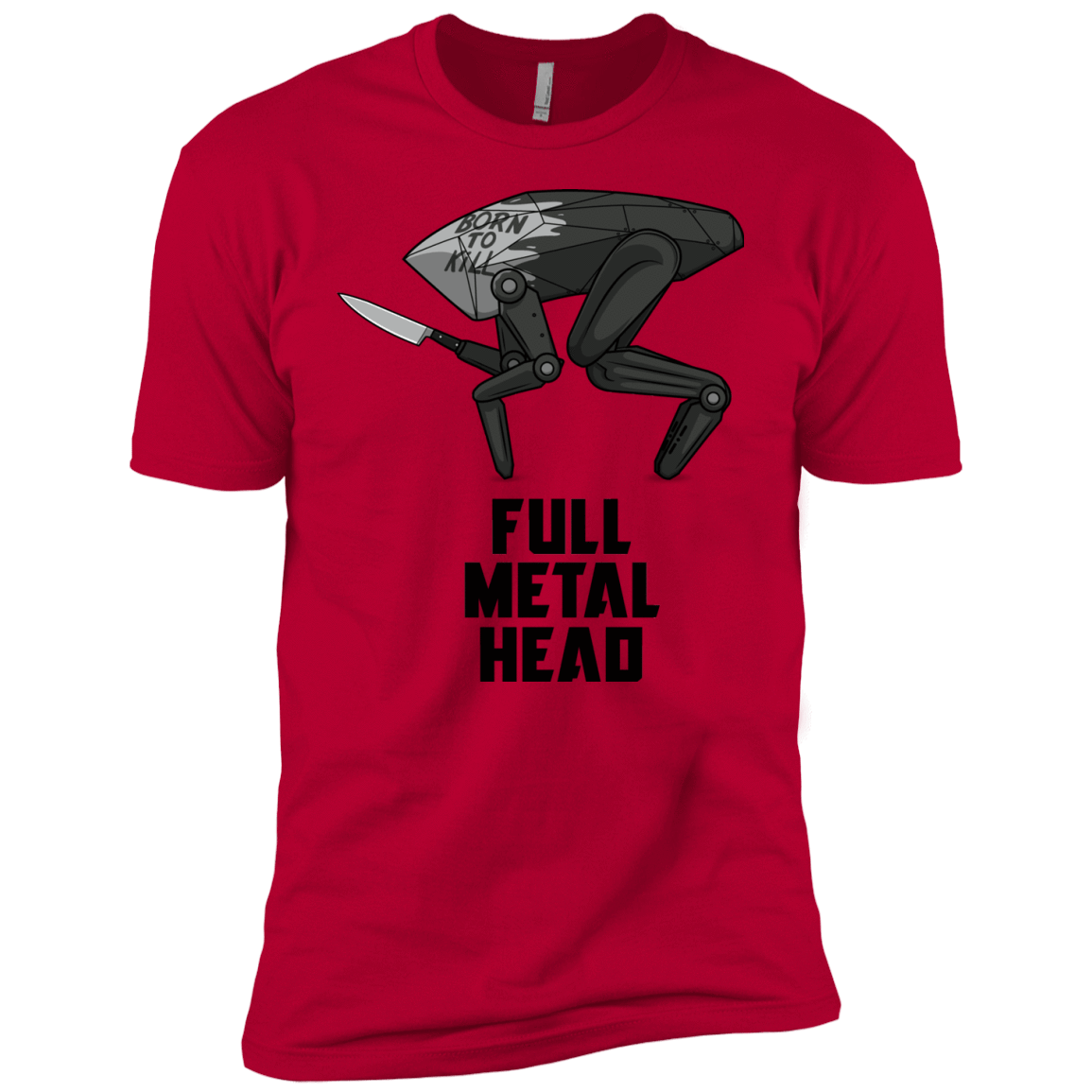 T-Shirts Red / YXS Full Metal Head Boys Premium T-Shirt