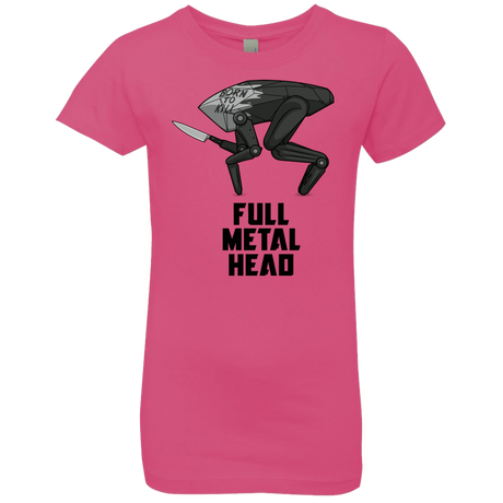T-Shirts Hot Pink / YXS Full Metal Head Girls Premium T-Shirt