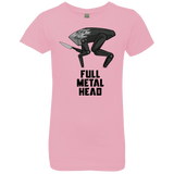 T-Shirts Light Pink / YXS Full Metal Head Girls Premium T-Shirt