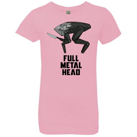 T-Shirts Light Pink / YXS Full Metal Head Girls Premium T-Shirt