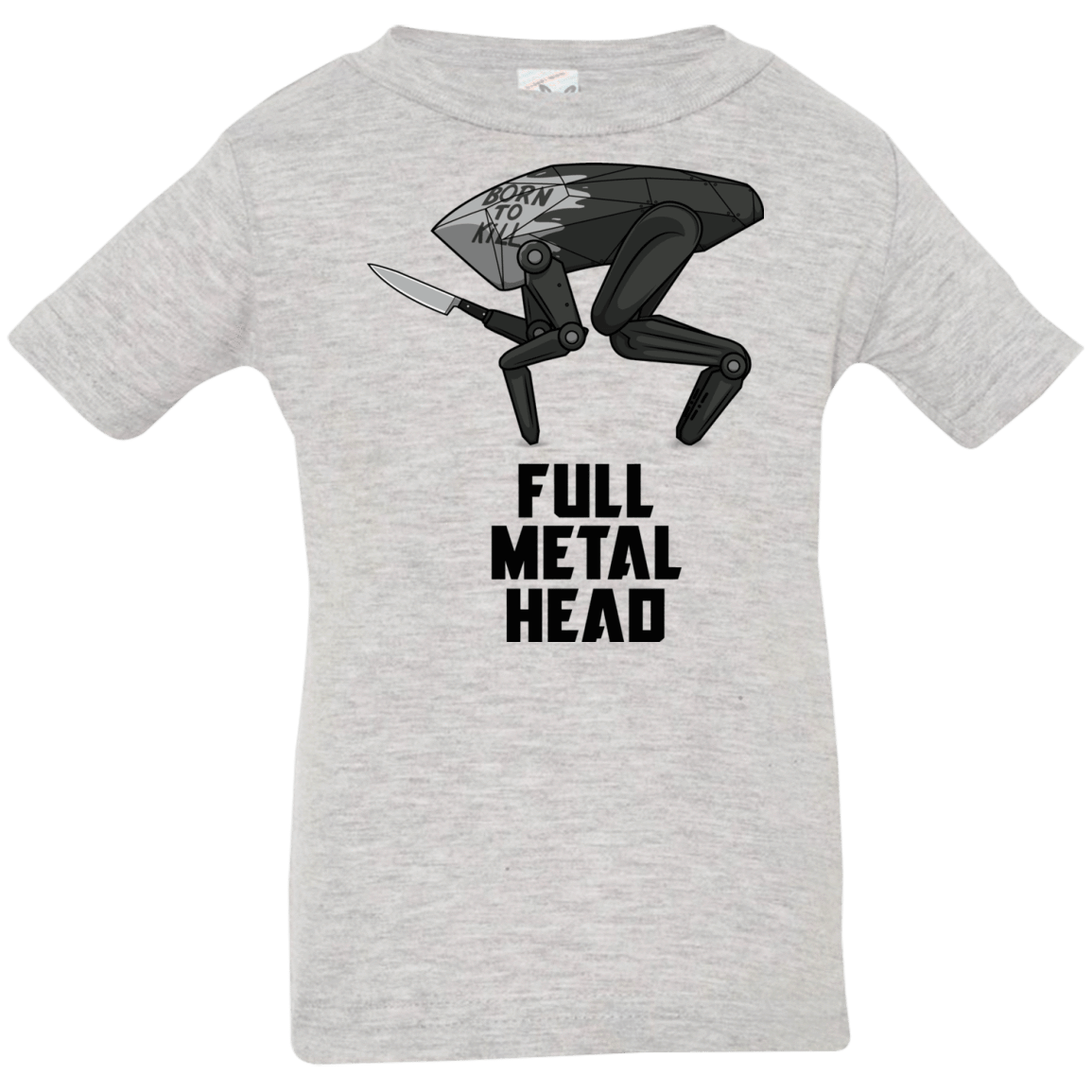 T-Shirts Heather Grey / 6 Months Full Metal Head Infant Premium T-Shirt
