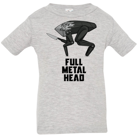 T-Shirts Heather Grey / 6 Months Full Metal Head Infant Premium T-Shirt