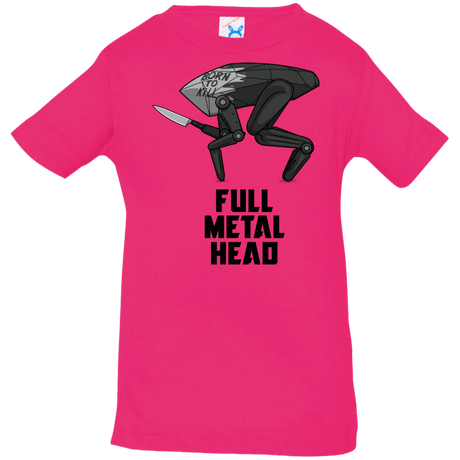 T-Shirts Hot Pink / 6 Months Full Metal Head Infant Premium T-Shirt