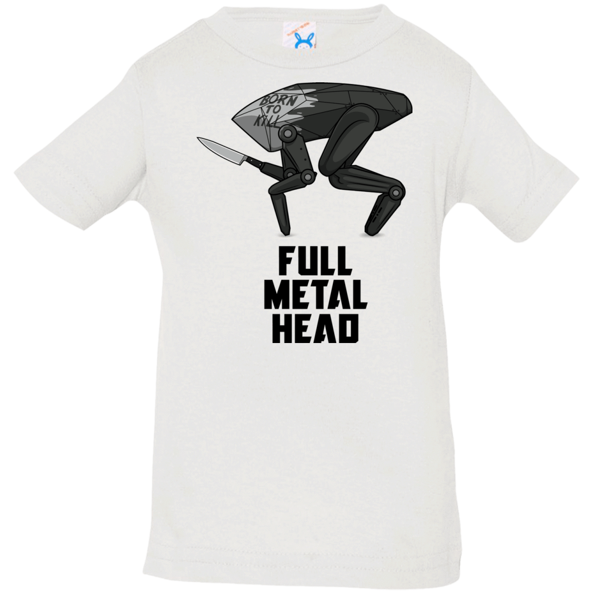 T-Shirts White / 6 Months Full Metal Head Infant Premium T-Shirt