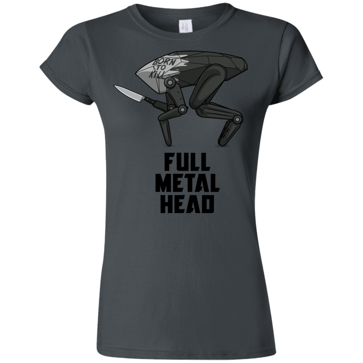 T-Shirts Charcoal / S Full Metal Head Junior Slimmer-Fit T-Shirt