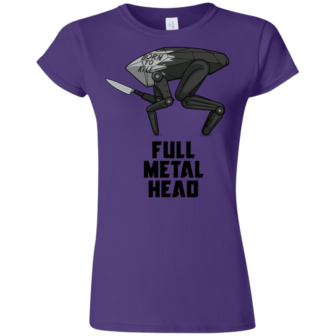 T-Shirts Purple / S Full Metal Head Junior Slimmer-Fit T-Shirt