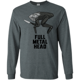 T-Shirts Dark Heather / S Full Metal Head Men's Long Sleeve T-Shirt