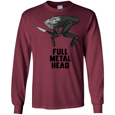 T-Shirts Maroon / S Full Metal Head Men's Long Sleeve T-Shirt