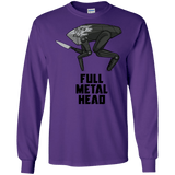 T-Shirts Purple / S Full Metal Head Men's Long Sleeve T-Shirt