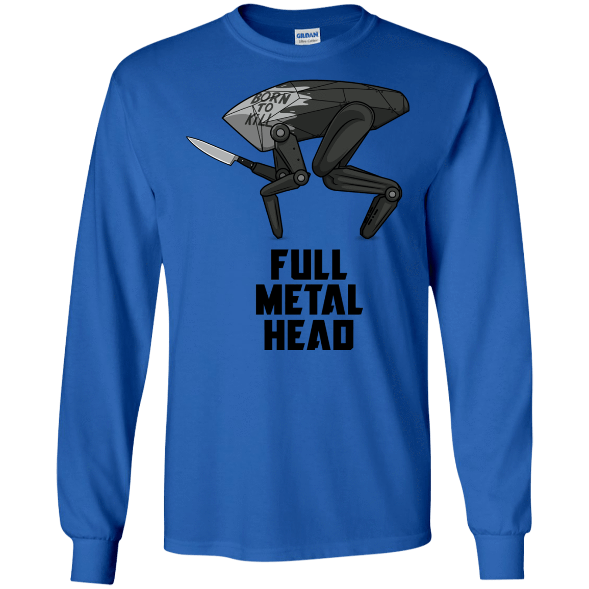 T-Shirts Royal / S Full Metal Head Men's Long Sleeve T-Shirt