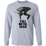 T-Shirts Sport Grey / S Full Metal Head Men's Long Sleeve T-Shirt