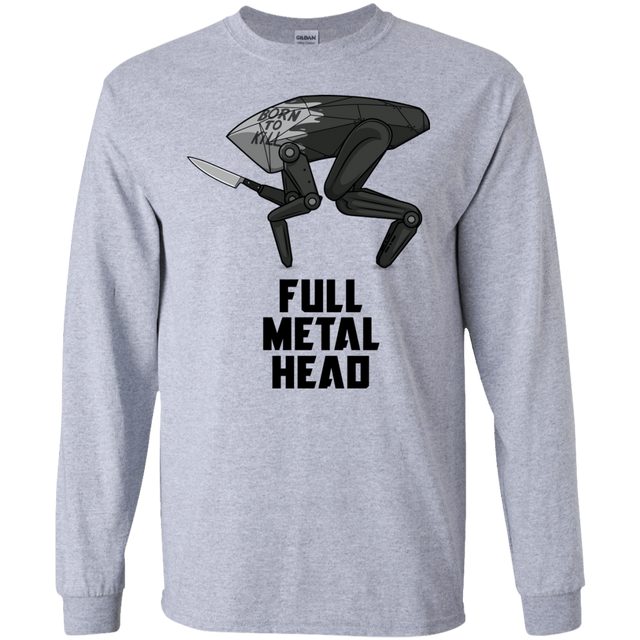 T-Shirts Sport Grey / S Full Metal Head Men's Long Sleeve T-Shirt