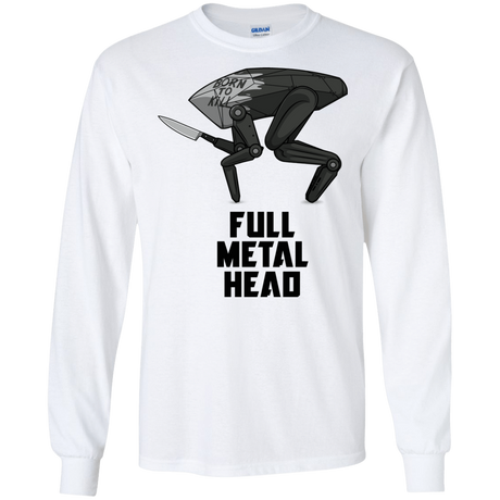 T-Shirts White / S Full Metal Head Men's Long Sleeve T-Shirt