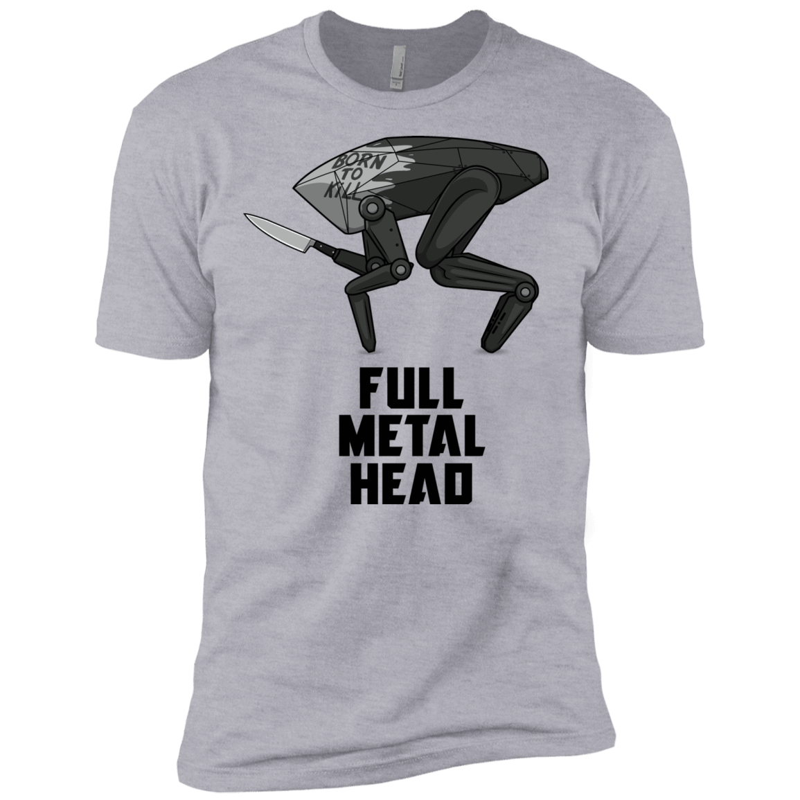 T-Shirts Heather Grey / X-Small Full Metal Head Men's Premium T-Shirt