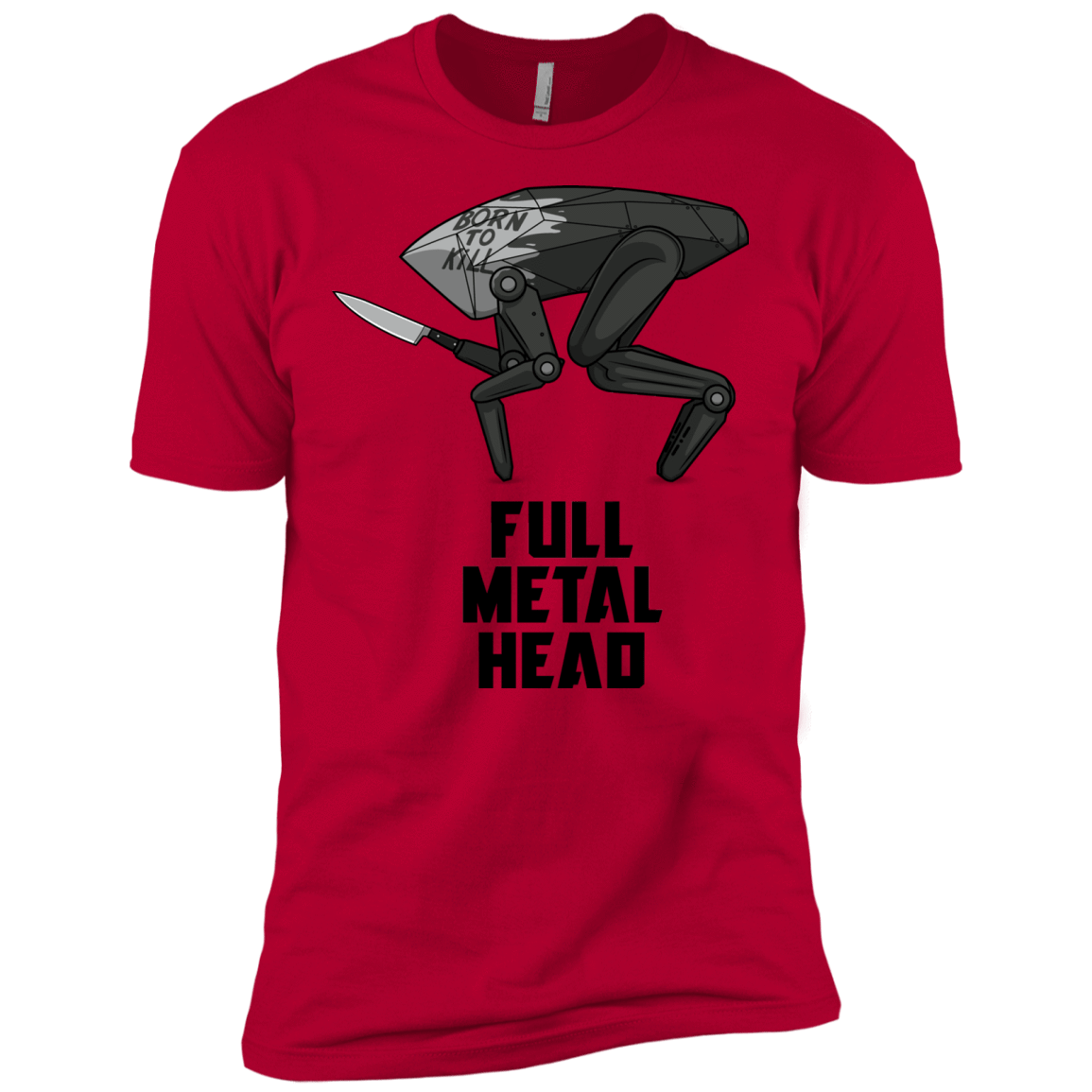 T-Shirts Red / X-Small Full Metal Head Men's Premium T-Shirt