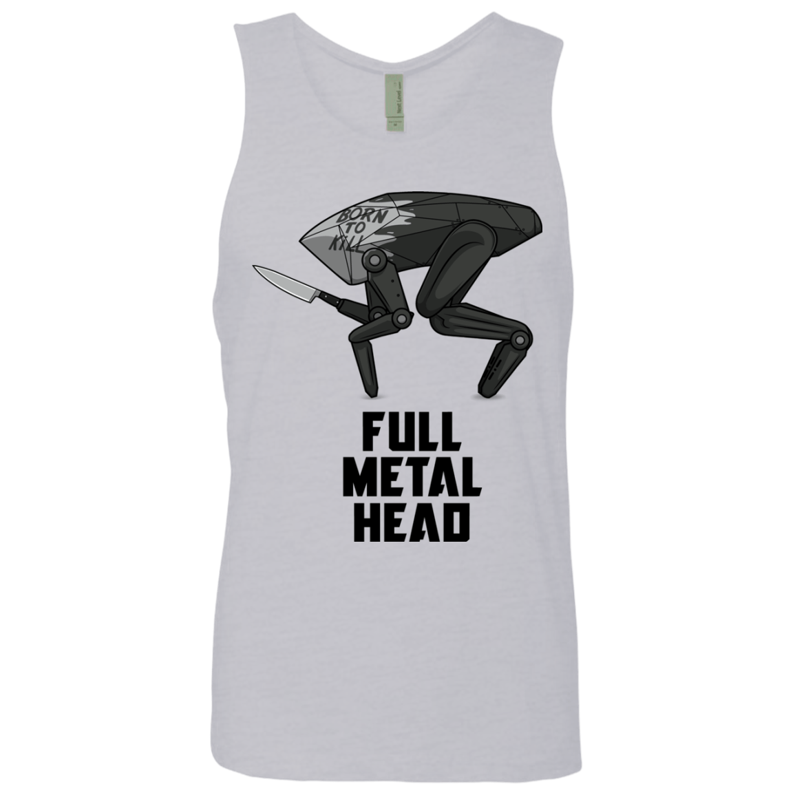 T-Shirts Heather Grey / S Full Metal Head Men's Premium Tank Top
