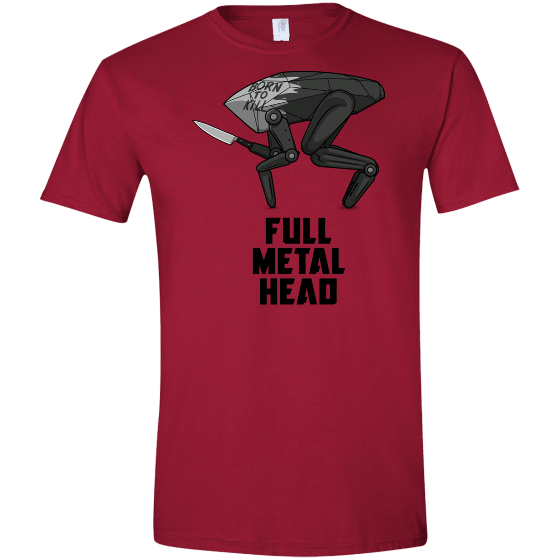 T-Shirts Cardinal Red / S Full Metal Head Men's Semi-Fitted Softstyle
