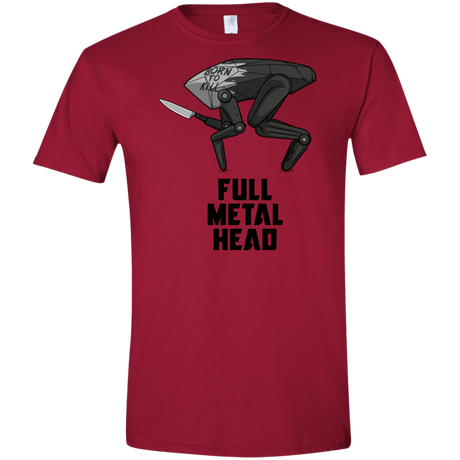 T-Shirts Cardinal Red / S Full Metal Head Men's Semi-Fitted Softstyle