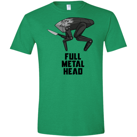 T-Shirts Heather Irish Green / S Full Metal Head Men's Semi-Fitted Softstyle