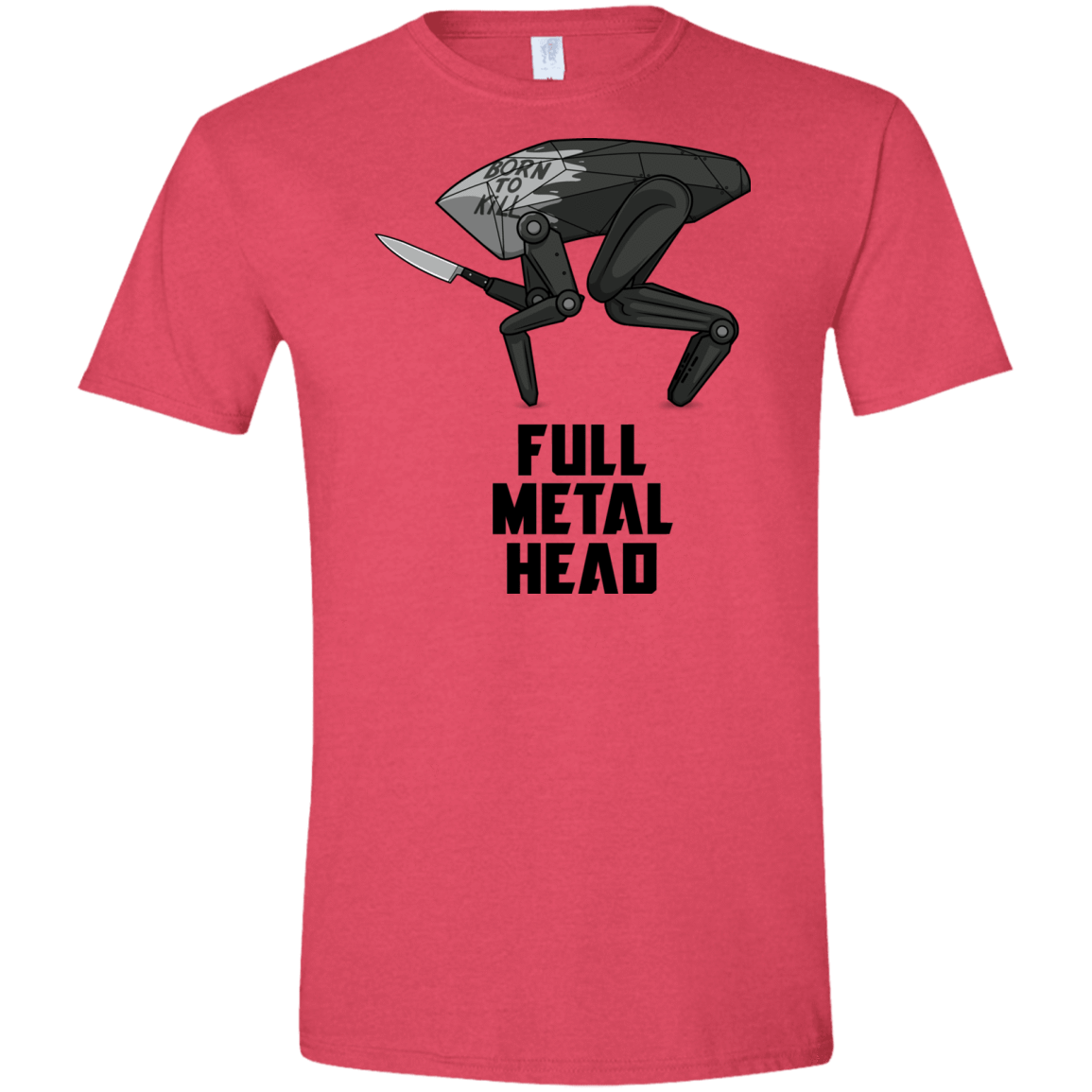 T-Shirts Heather Red / S Full Metal Head Men's Semi-Fitted Softstyle
