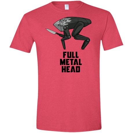 T-Shirts Heather Red / S Full Metal Head Men's Semi-Fitted Softstyle