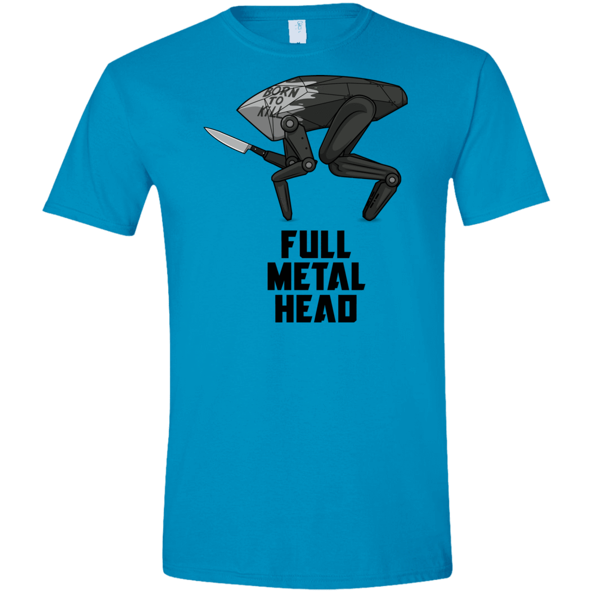 T-Shirts Sapphire / S Full Metal Head Men's Semi-Fitted Softstyle