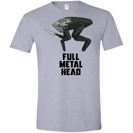 T-Shirts Sport Grey / X-Small Full Metal Head Men's Semi-Fitted Softstyle