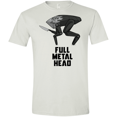 T-Shirts White / X-Small Full Metal Head Men's Semi-Fitted Softstyle