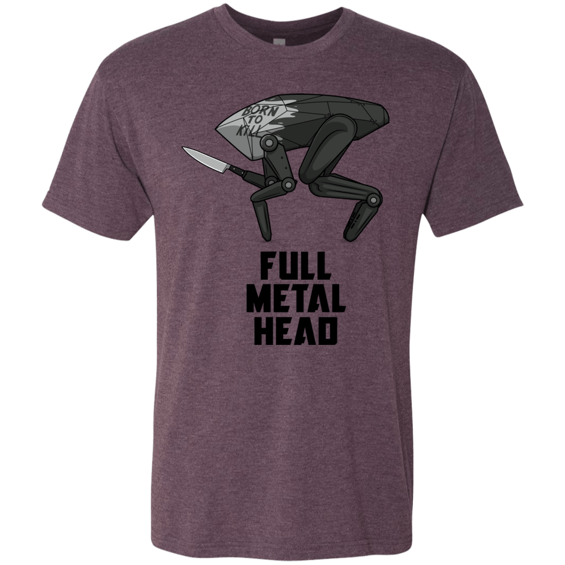 T-Shirts Vintage Purple / S Full Metal Head Men's Triblend T-Shirt