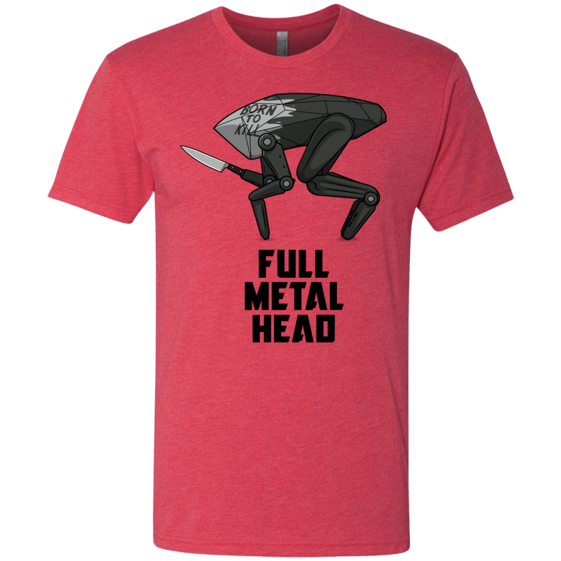 T-Shirts Vintage Red / S Full Metal Head Men's Triblend T-Shirt