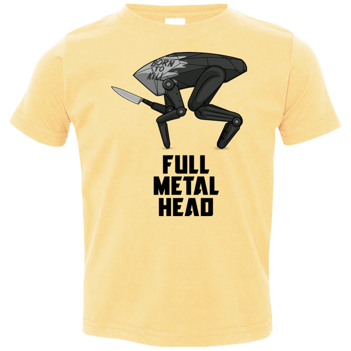 T-Shirts Butter / 2T Full Metal Head Toddler Premium T-Shirt