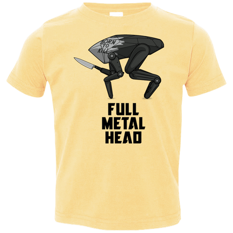 T-Shirts Butter / 2T Full Metal Head Toddler Premium T-Shirt