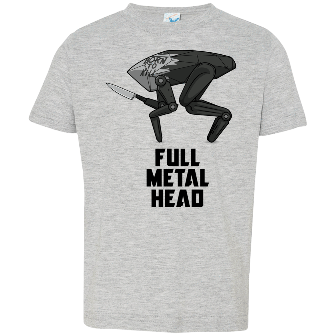 T-Shirts Heather Grey / 2T Full Metal Head Toddler Premium T-Shirt