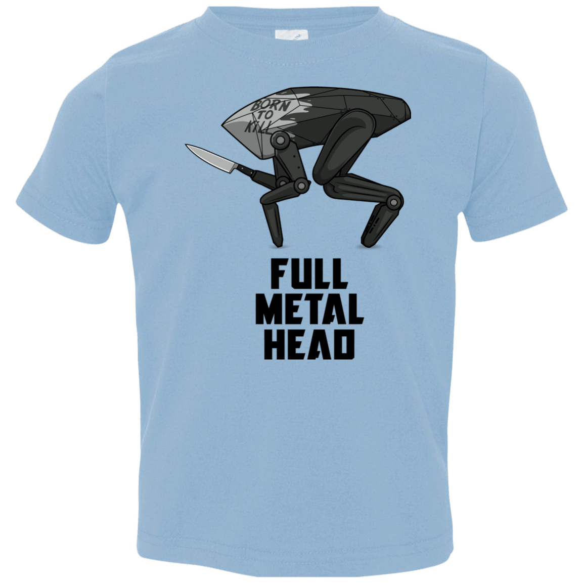 T-Shirts Light Blue / 2T Full Metal Head Toddler Premium T-Shirt