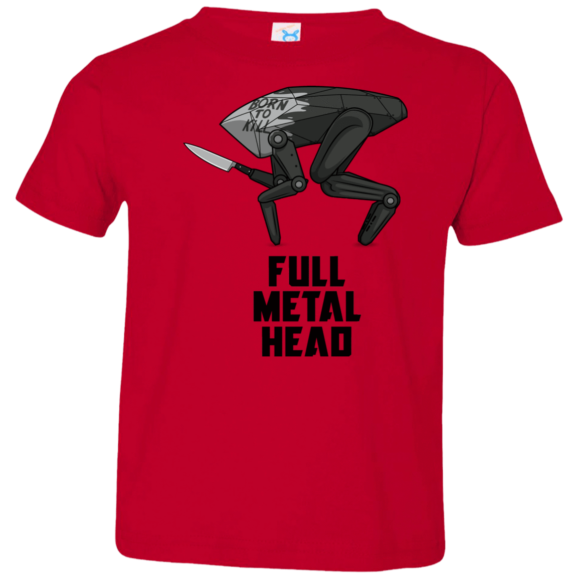 T-Shirts Red / 2T Full Metal Head Toddler Premium T-Shirt