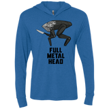 T-Shirts Vintage Royal / X-Small Full Metal Head Triblend Long Sleeve Hoodie Tee